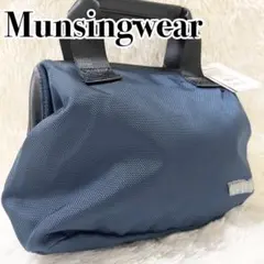【新品 未使用】お買得 Munsingwear ハンドバッグ 紺色 ゴルフ用品