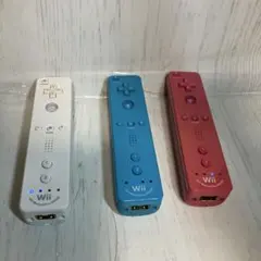 Wiiリモコンプラス 3色セット 中古品
