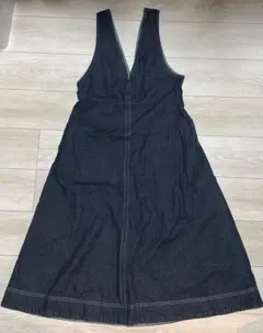 GU デニムジャンパースカート