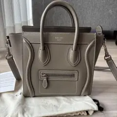 CELINE ラゲージ ナノ グレージュ ショルダーバッグのサムネイル