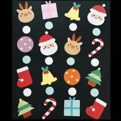 クリスマス壁面　12月壁面　壁面飾り　ガーランド