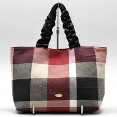 ブルーレーベルクレストブリッジフリルハンドルトートバッグ