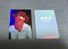 BTS テテ テヒョン V アリラン ホログラフィックフォトカード ⑤