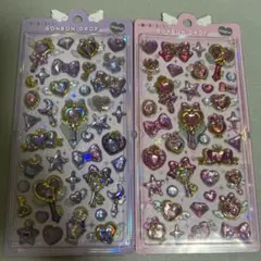 ボンボンドロップシール　マジカル　パープル　ピンク