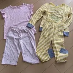 美品　2点セット　UNIQLO エアリズム パジャマセット 130 120 女児