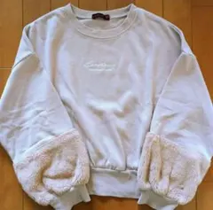 lovetoxic ファー付きトレーナー 150サイズ ピンク