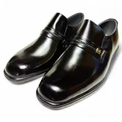 MR.BROWN ムーンスター 23.5cm 4E 撥水レザー ブラック