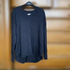 ブラック Mサイズ 100%コットン 長袖　カットソー