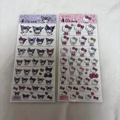 ハローキティ クロミ ステッカー 4サイズ 2シートセット ギャル