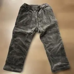 moimoin グレー コーデュロイパンツ