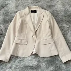 美品✨【GALLORIA】 ベージュ テーラードジャケット (M) ビジネス