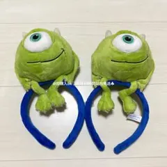 マイク モンスターズインク ぬいぐるみ カチューシャ 2個セット ディズニー