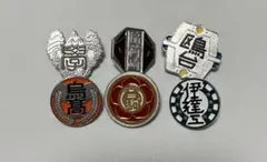 ハイキュー 校章 ピンバッジ ガチャガチャ6個セット