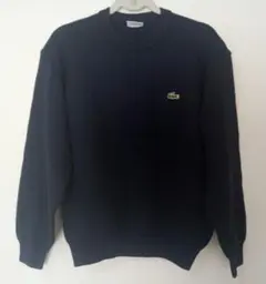 ラコステ メンズネイビー クルーネックセーター(日本のLサイズ相当)