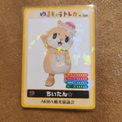 ゆるキャラトレカ　ちぃたん⭐︎ トレーディングカード　AKIBA観光協議会 ゆるキャラトレカ ちぃたん⭐︎ トレーディングカード AKIBA観光協議会