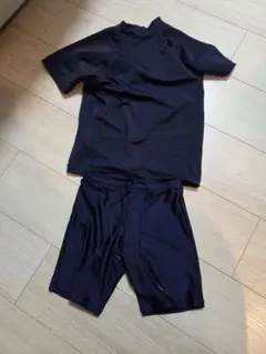 140サイズ ネイビー 水着セット