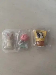 シルバニアファミリー キラキラくじ　フレンチブルドッグ　うさぎ