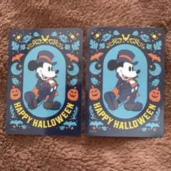 ディズニー　じゃんけんカード　ハロウィン　ミッキー　ドナルド
