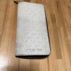 MICHAEL KORS 長財布 ラウンドファスナー ホワイトのサムネイル
