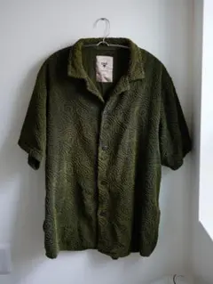 OASフレンチテリーの半袖シャツ（3L、緑）