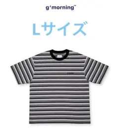 g'morning mulch border Tee -NAVY- Lサイズ - メルカリ