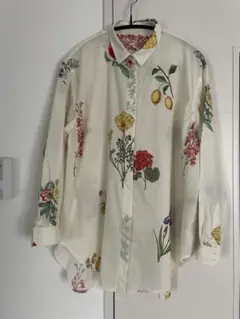 新品】SEMICOUTURE 花柄長袖シアーシャツ - メルカリ