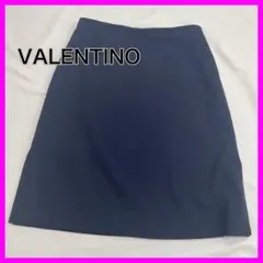Valentino ミディー丈 台形スカート 紺のサムネイル