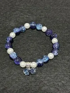 ガラスビーズブレスレット