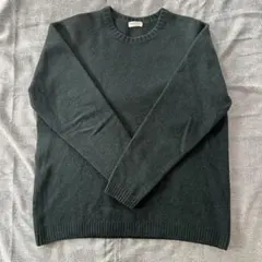 【美品】BEAUTY&YOUTH ユナイテッドアローズ ニットXLダークグリーン