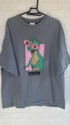 VISION STREET WEAR グレー Tシャツ M