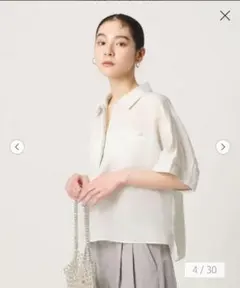 UNITED ARROWSユナイテッドアローズリネンドルマンシャツ25年モデル