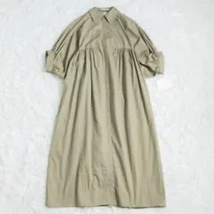 さら様専用】MOGA 24ss テンセルサテンシャツドレス リネン混 - メルカリ