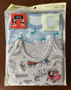 【新品】☆ユニクロ☆ディズニー・ストーリーズクルーネックボディスーツ 70サイズ