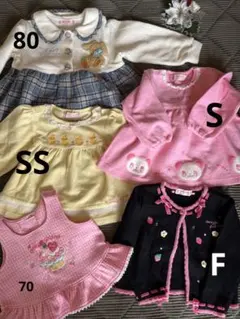 【全部】メゾピアノmezzo piano まとめ売り 女の子 サイズ70・80