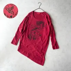 ヴィヴィアンウエストウッド オーブプリントトランプ柄 変形カットソー ボルドー 2026年最新】Vivienne Westwood トランプの人気アイテム - メルカリ
