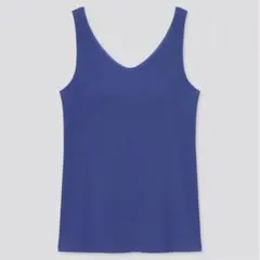 エアリズムコットンリブVネック　ブラタンクトップ