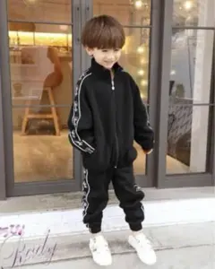 【新品未使用】タグ付き ちびRady サイドラインロゴちびセットアップ S105