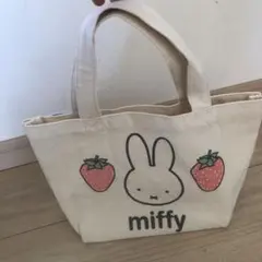 ミッフィー イチゴ柄 トートバッグ