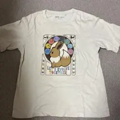 イーブイ Tシャツ クリーム色