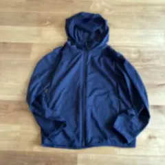 UNIQLO AIRism フード付きパーカー 120cm ネイビー