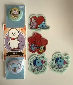 BT21 BTS 防弾少年団 ステッカー シール 缶バッチ - メルカリ