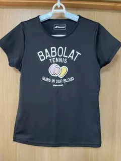BabolaT　レディース テニスウエア ブラック　Ｌサイズのサムネイル