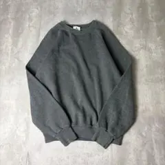 USA製 Lee MID WEIGHT ブランク 無地 スウェット L グレー