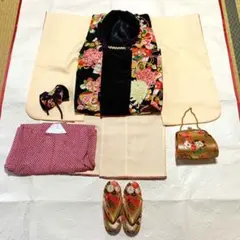 七五三　三歳　被布・着物フルセット　(42)