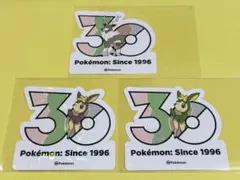 ポケモン　シキジカ　メブキジカ　30周年　韓国　ステッカーのサムネイル