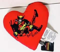 MARVEL 当選品 デッドプール ウルヴァリン ハート型クッション 非売品