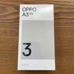 OPPO A3 5G パープル 新品・未開封