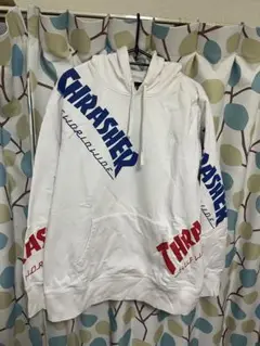 HUF× THRASHERコラボ　プルオーバーパーカー　メンズ　XL