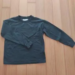 ZARA　キッズ　ロングTシャツ　長袖　カーキ　１４０ ９-１０
