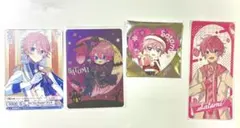 すとぷり さとみくん カード 缶バ ステッカー 4個セット